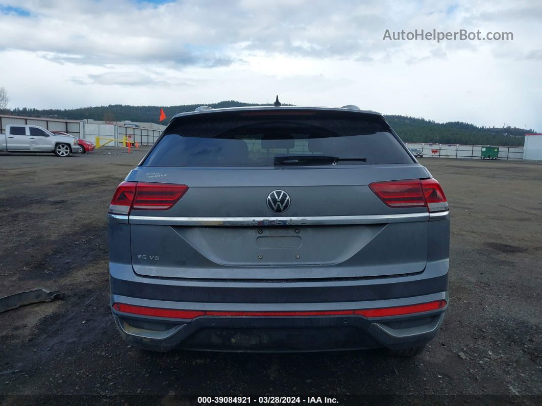 2021 Volkswagen Atlas Cross Sport 3.6l V6 Se W/technology Gray vin: 1V2JE2CA3MC207541