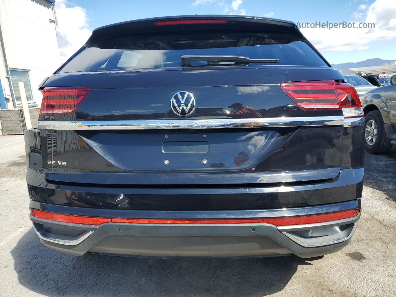 2021 Volkswagen Atlas Cross Sport Se Черный vin: 1V2JE2CA8MC236209