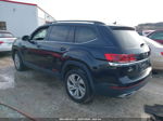 2021 Volkswagen Atlas 2.0t Se W/technology Black vin: 1V2JP2CAXMC583311