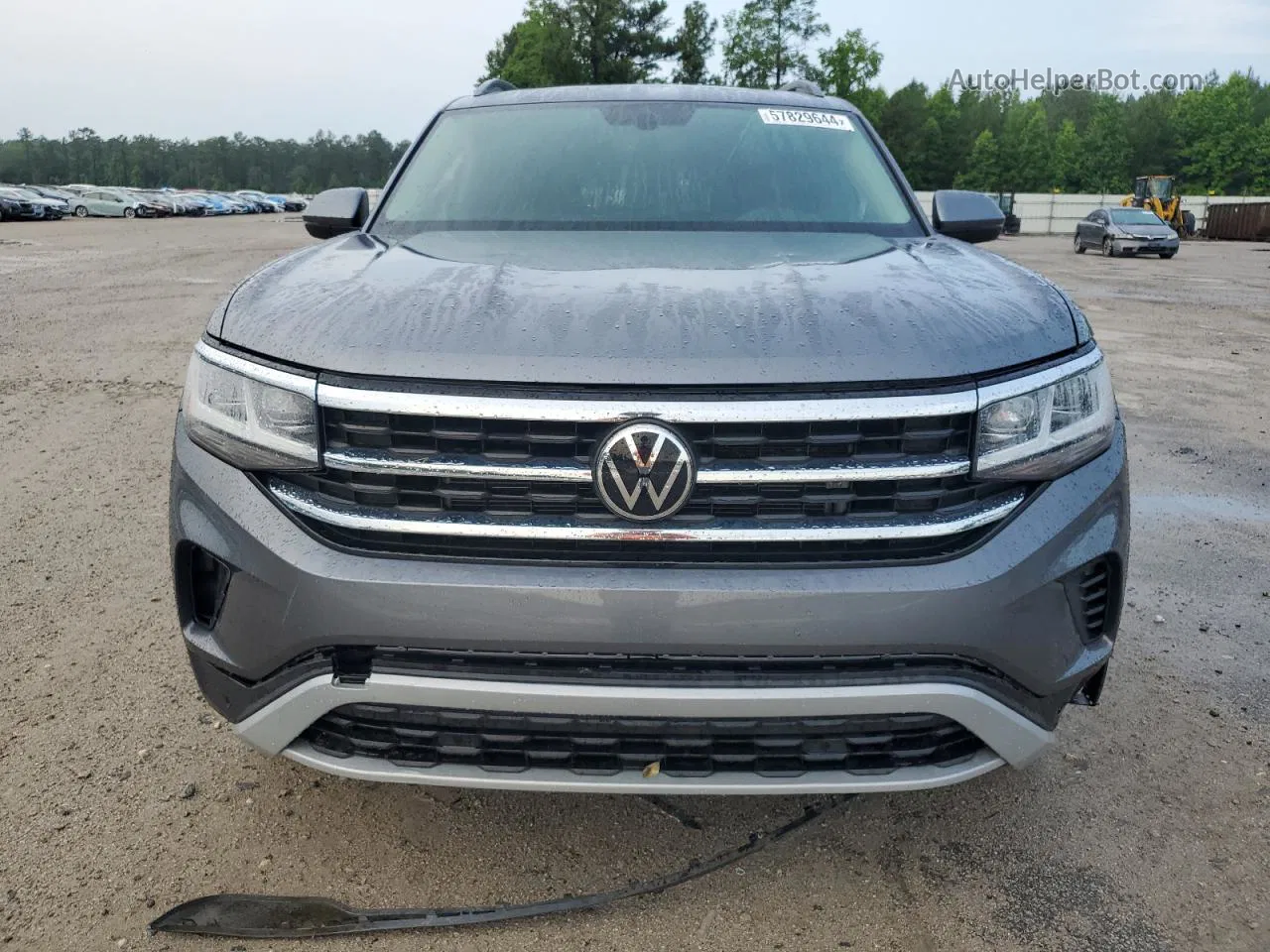 2021 Volkswagen Atlas Se Серый vin: 1V2JR2CA0MC593534