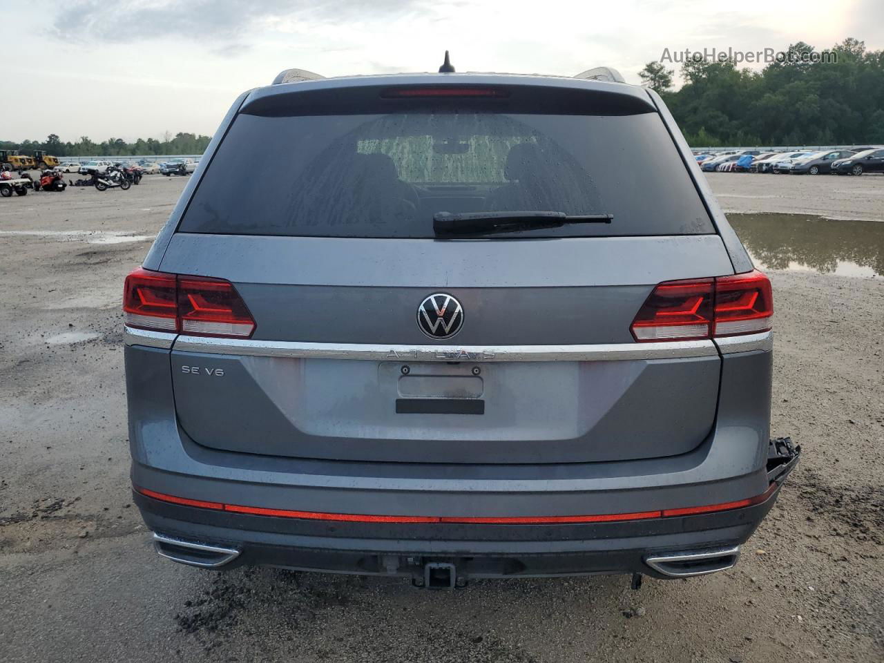 2021 Volkswagen Atlas Se Gray vin: 1V2JR2CA0MC593534