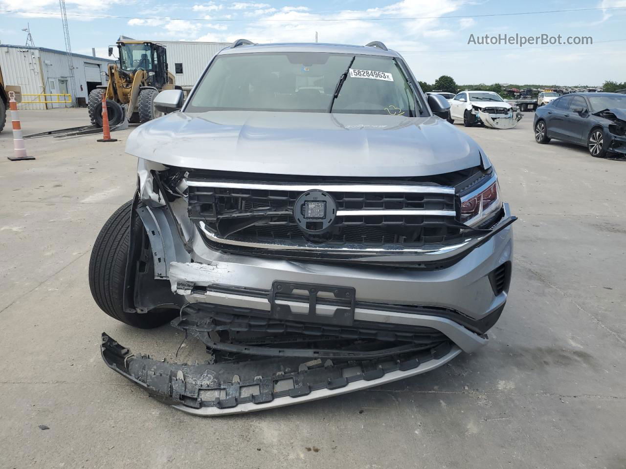 2021 Volkswagen Atlas Se Серебряный vin: 1V2JR2CA1MC518566