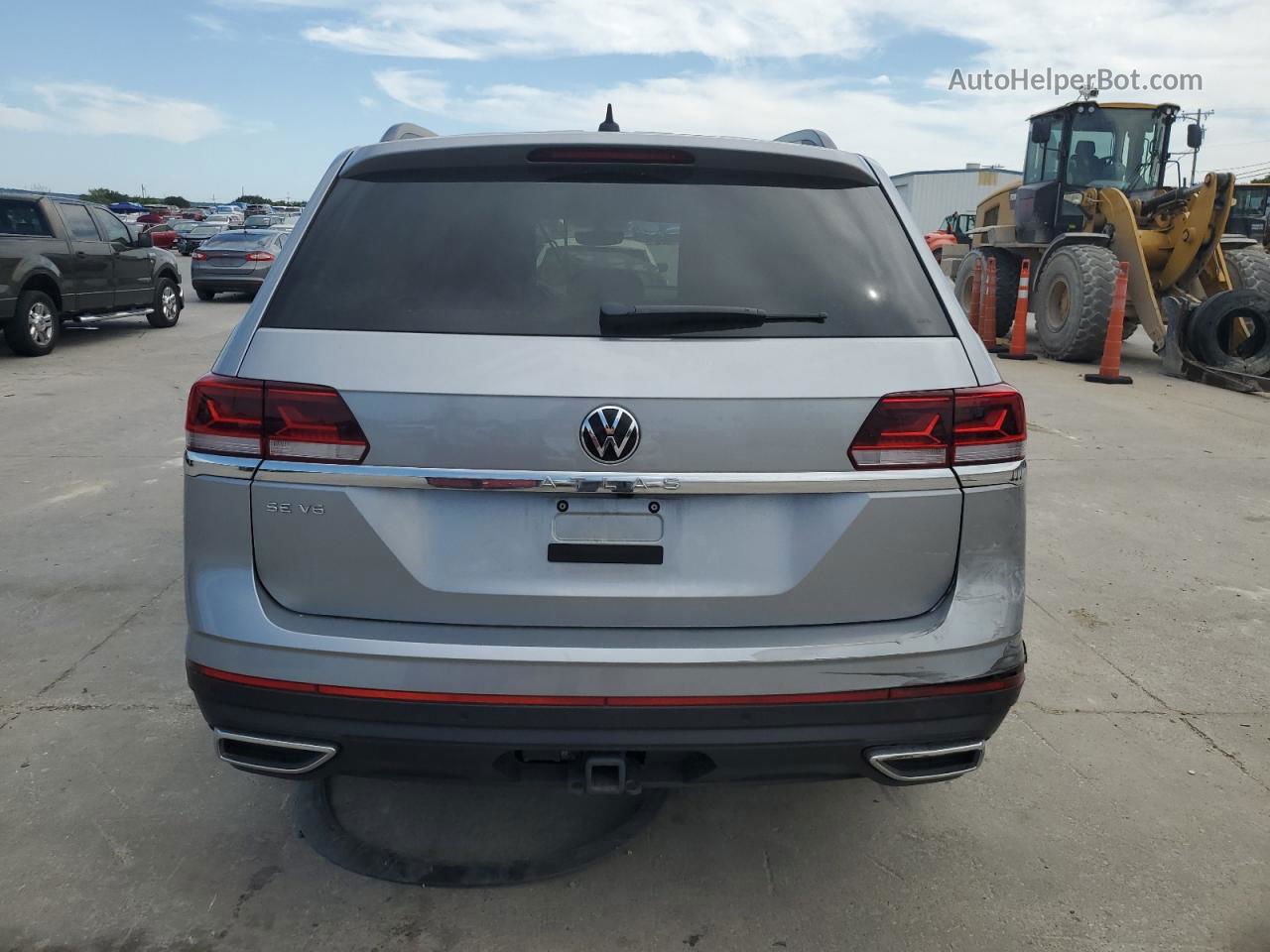 2021 Volkswagen Atlas Se Серебряный vin: 1V2JR2CA1MC518566