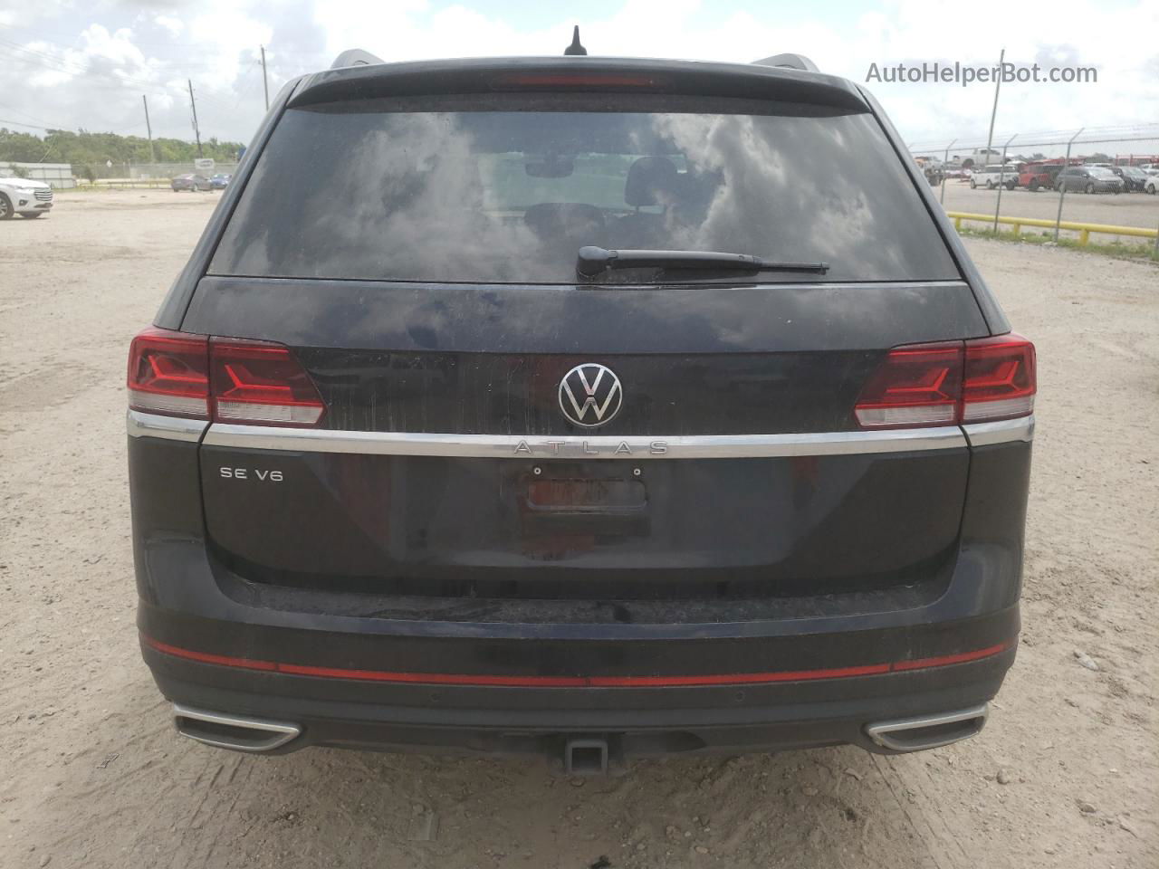 2021 Volkswagen Atlas Se Black vin: 1V2JR2CA2MC535991