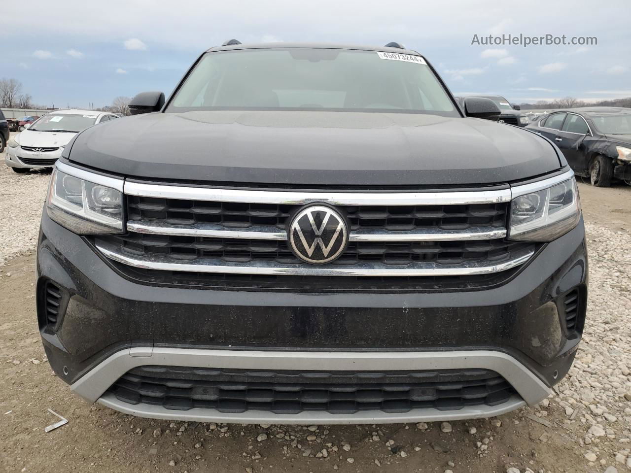 2021 Volkswagen Atlas Se Black vin: 1V2JR2CA3MC556087