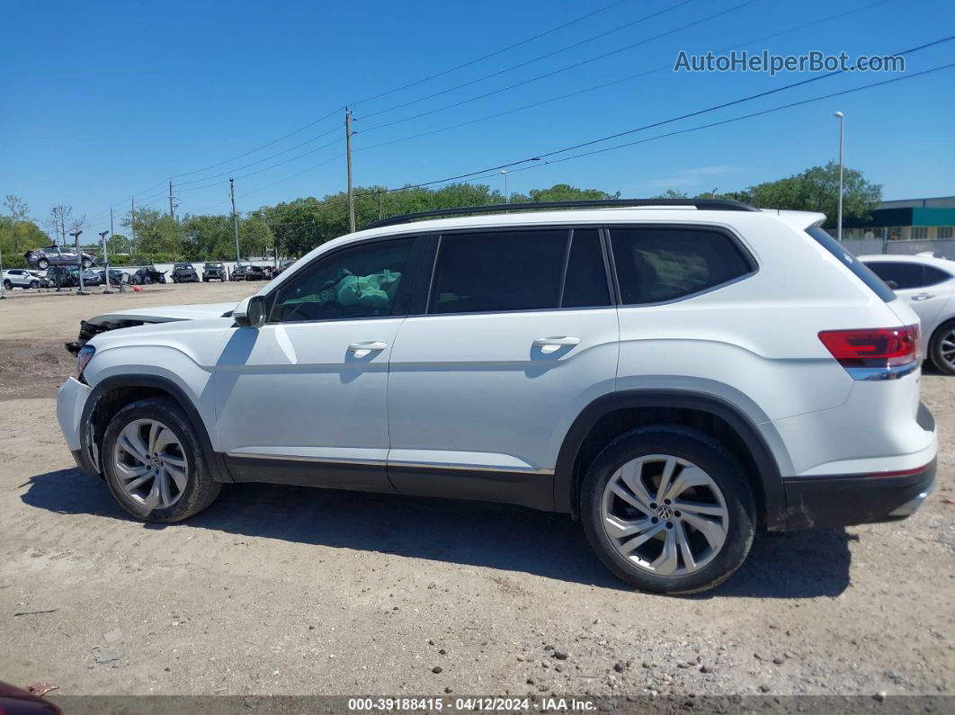 2021 Volkswagen Atlas 3.6l V6 Se W/technology White vin: 1V2JR2CA4MC541937