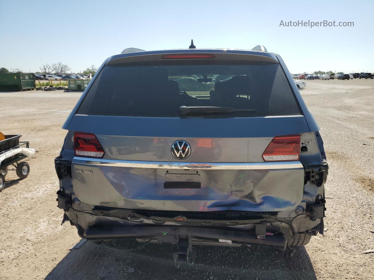 2021 Volkswagen Atlas Se Серый vin: 1V2JR2CA4MC584044