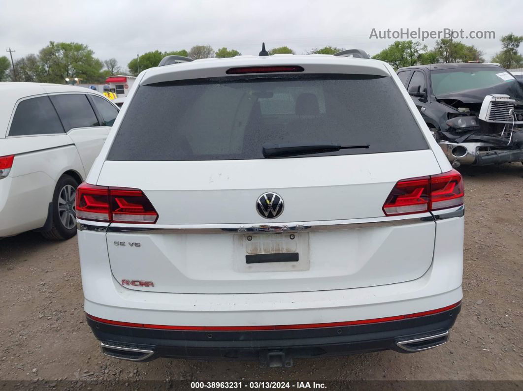 2021 Volkswagen Atlas 3.6l V6 Se W/technology White vin: 1V2JR2CA5MC508848