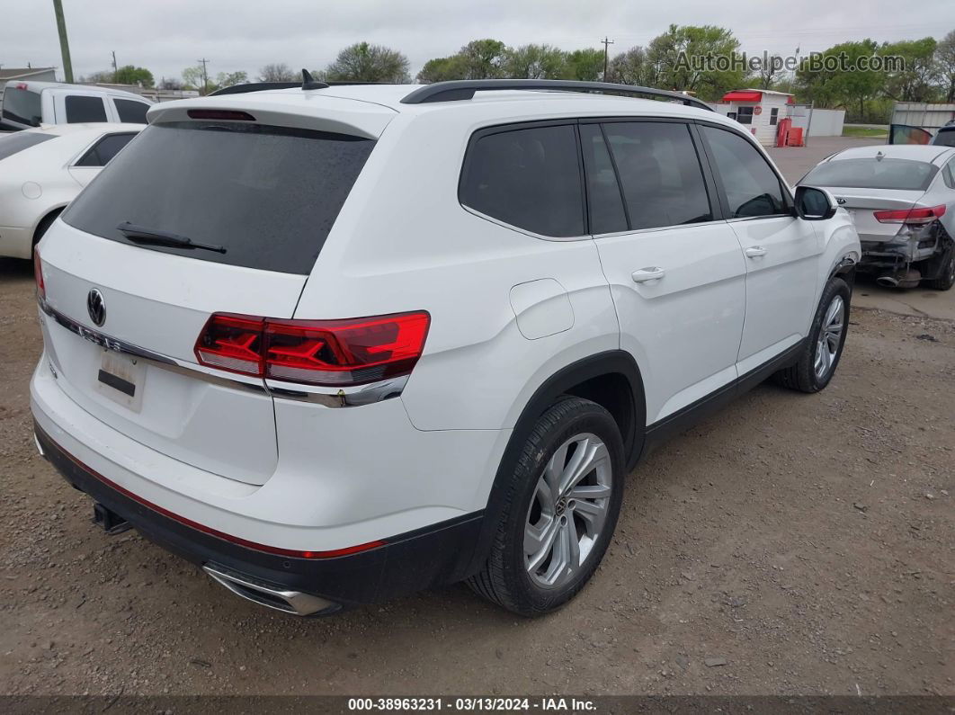 2021 Volkswagen Atlas 3.6l V6 Se W/technology White vin: 1V2JR2CA5MC508848