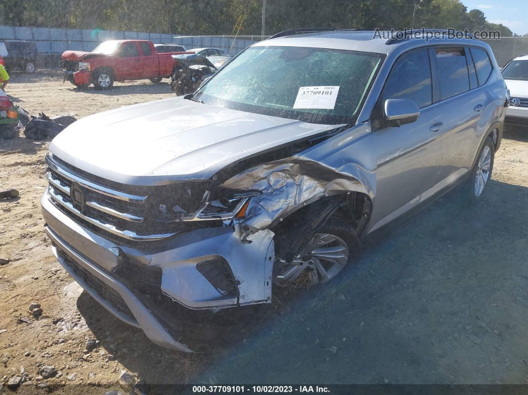 2021 Volkswagen Atlas 3.6l V6 Se W/technology Silver vin: 1V2JR2CA5MC513712