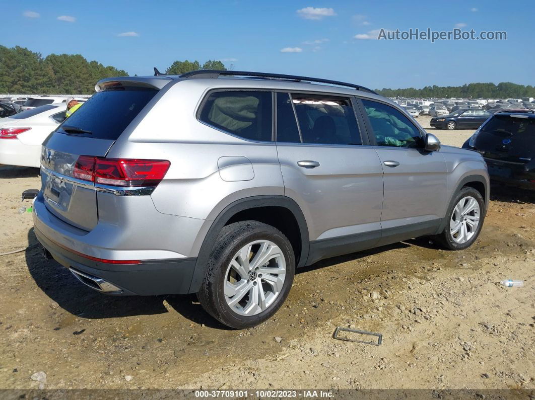 2021 Volkswagen Atlas 3.6l V6 Se W/technology Silver vin: 1V2JR2CA5MC513712