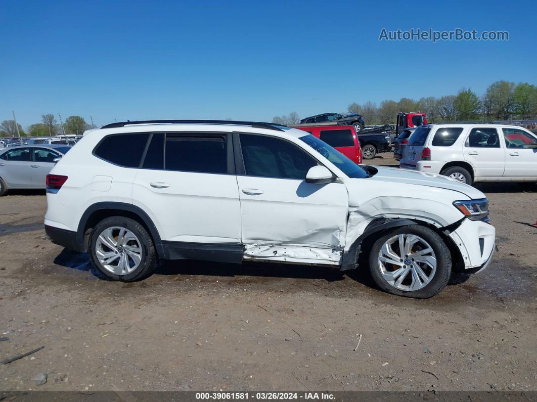 2021 Volkswagen Atlas 3.6l V6 Se W/technology White vin: 1V2JR2CA5MC527982