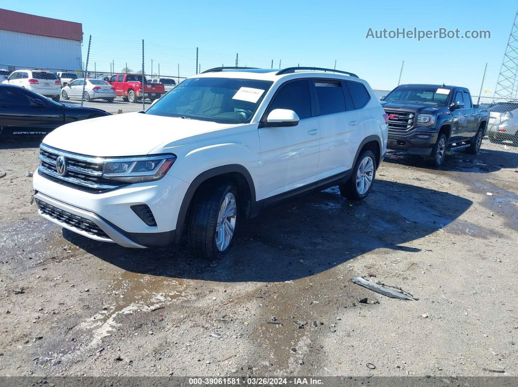 2021 Volkswagen Atlas 3.6l V6 Se W/technology Белый vin: 1V2JR2CA5MC527982