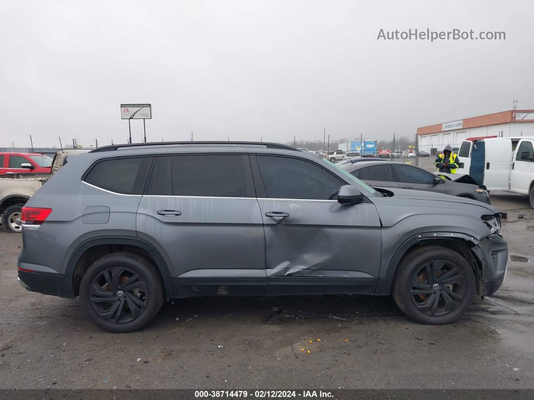 2021 Volkswagen Atlas 3.6l V6 Se W/technology Gray vin: 1V2JR2CA6MC531054