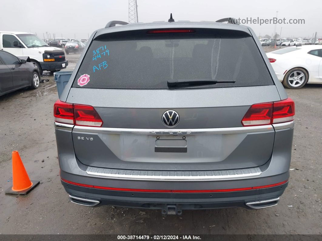 2021 Volkswagen Atlas 3.6l V6 Se W/technology Gray vin: 1V2JR2CA6MC531054