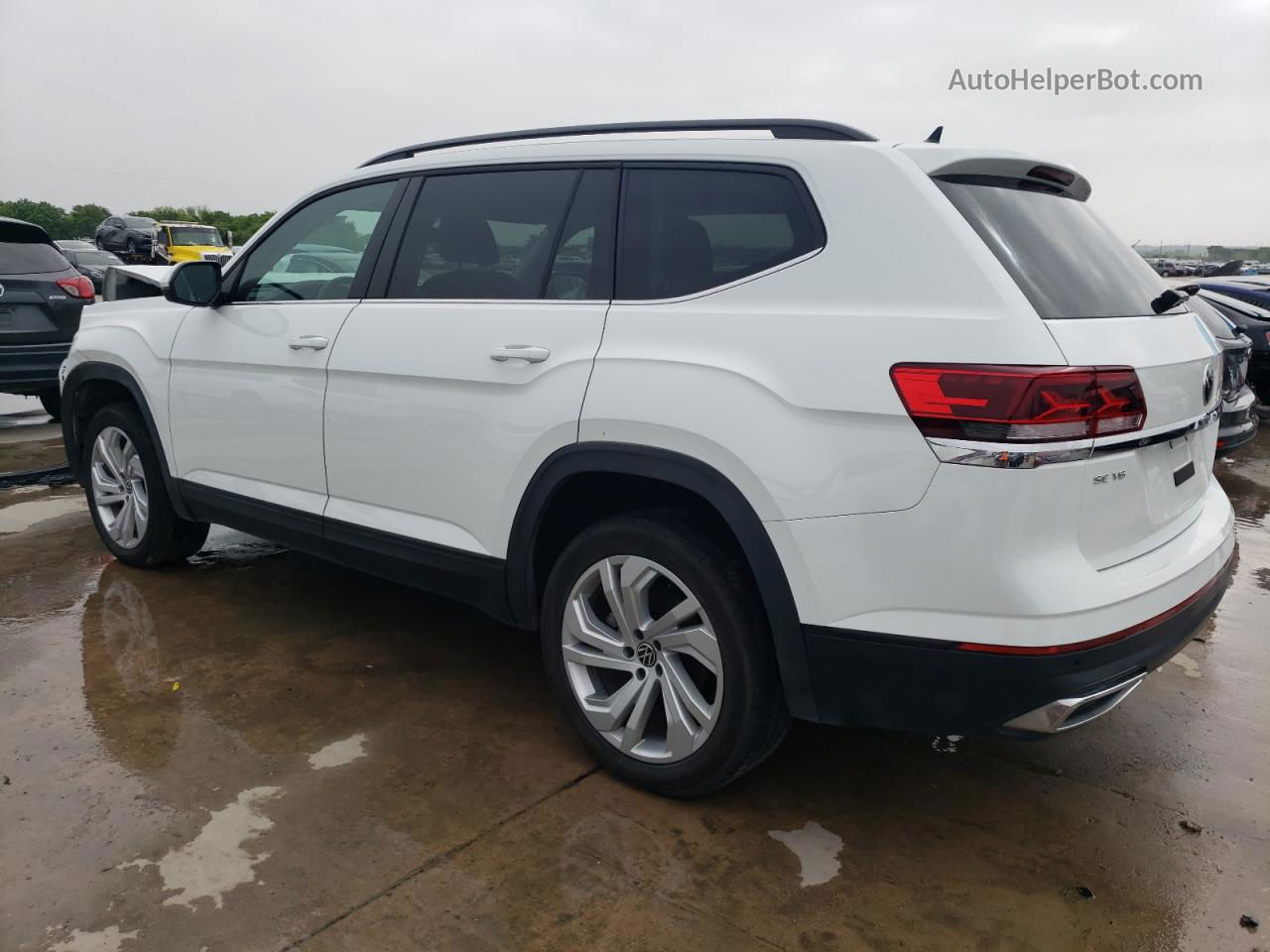 2021 Volkswagen Atlas Se White vin: 1V2JR2CA7MC599248