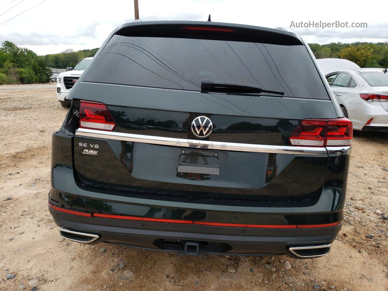 2021 Volkswagen Atlas Se Зеленый vin: 1V2JR2CA8MC505202