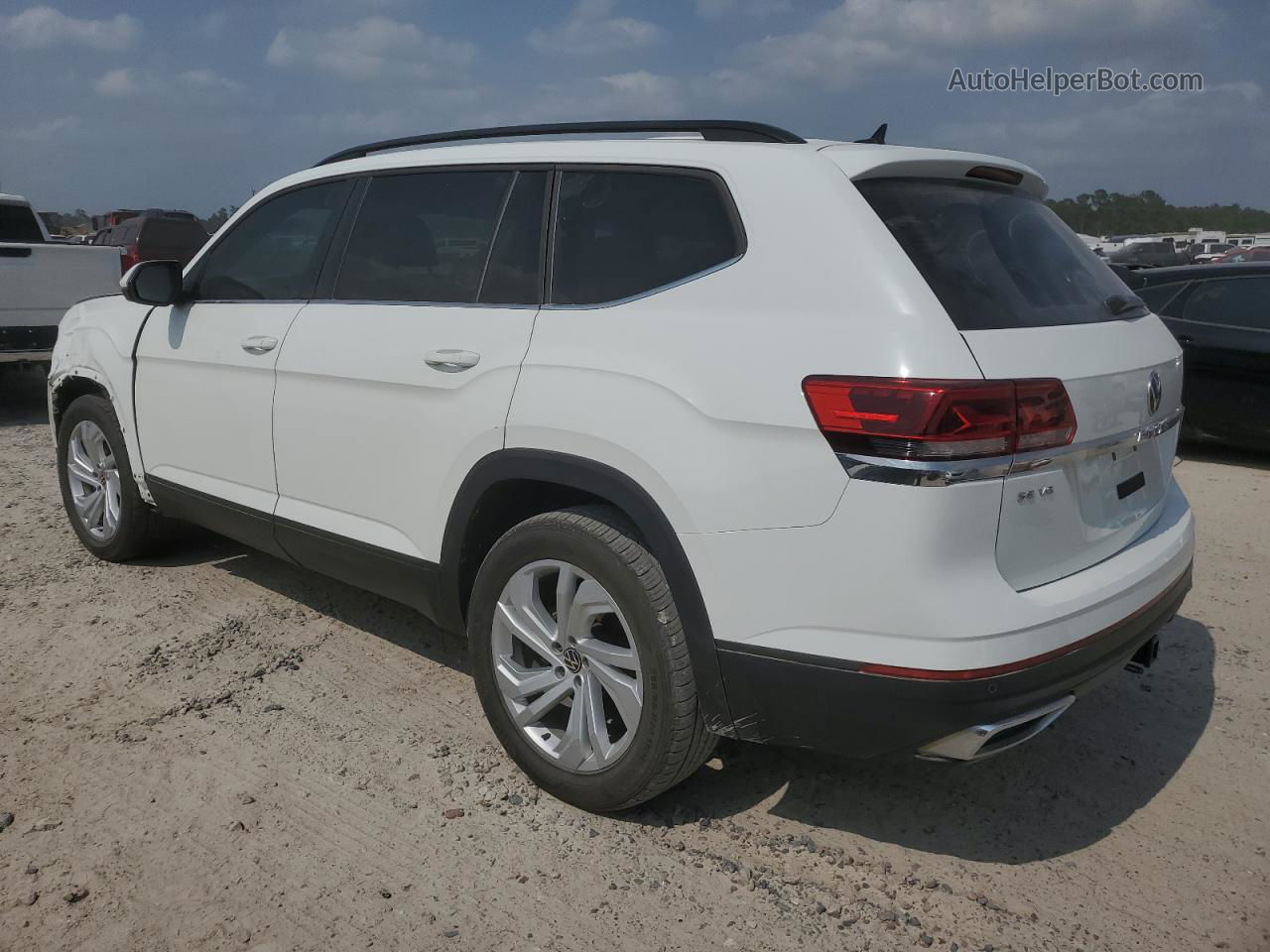 2021 Volkswagen Atlas Se White vin: 1V2JR2CA9MC540086