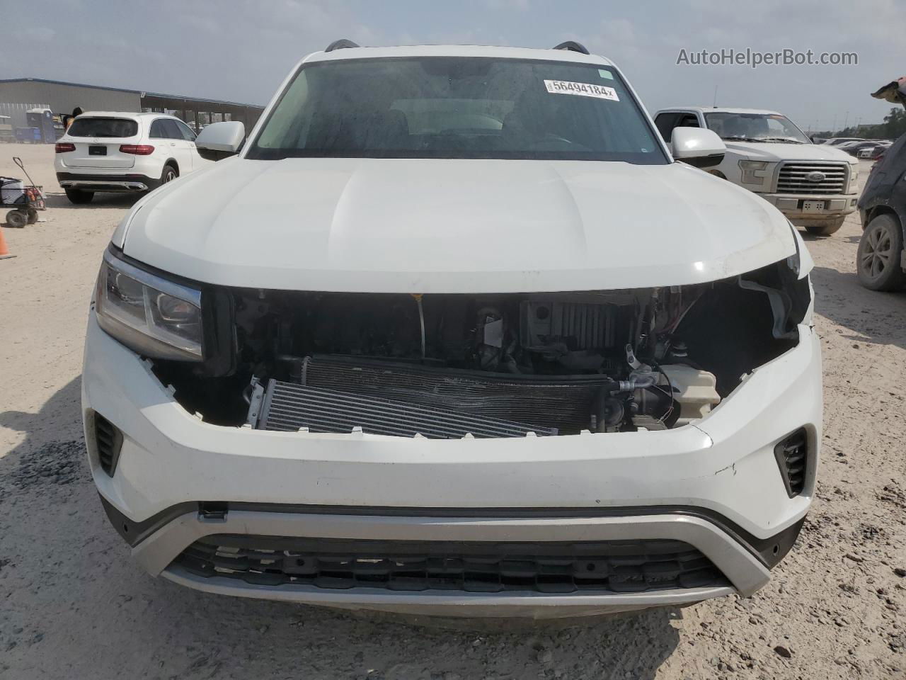 2021 Volkswagen Atlas Se White vin: 1V2JR2CA9MC540086