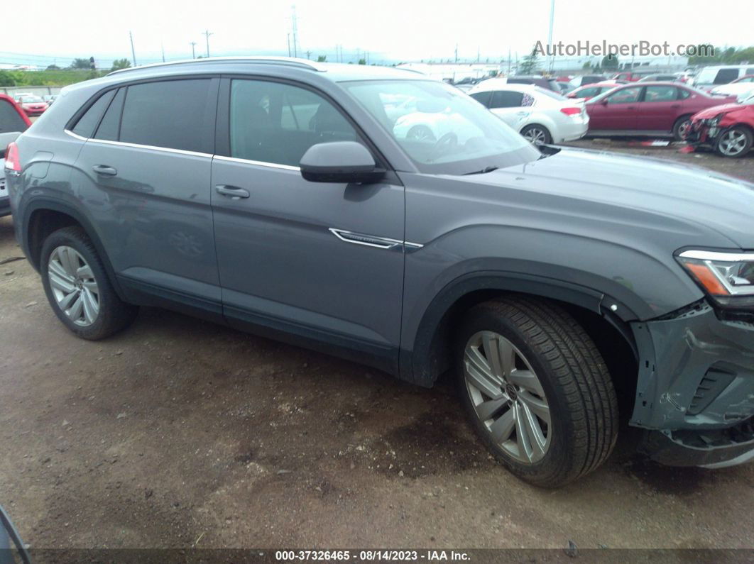 2021 Volkswagen Atlas Cross Sport 2.0t Se W/technology Gray vin: 1V2KC2CA9MC222197