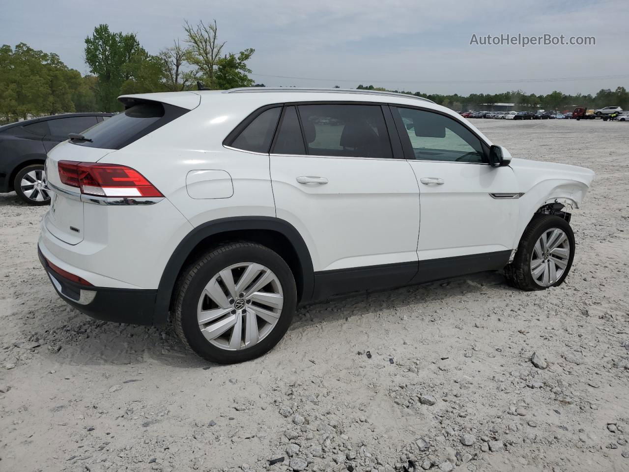 2021 Volkswagen Atlas Cross Sport Se White vin: 1V2KE2CA2MC222522