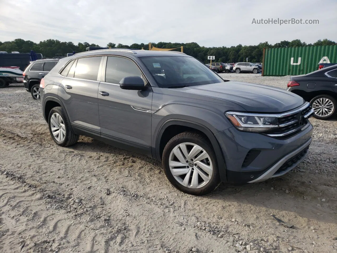 2021 Volkswagen Atlas Cross Sport Se Gray vin: 1V2KE2CA6MC209420