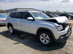 2018 Volkswagen Atlas Se Silver vin: 1V2KR2CA0JC567919