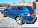 2018 Volkswagen Atlas 3.6l V6 Se Blue vin: 1V2KR2CA1JC567086