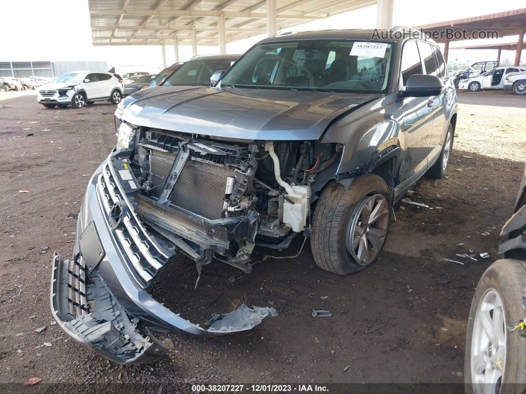 2018 Volkswagen Atlas 3.6l V6 Se Gray vin: 1V2KR2CA1JC596149