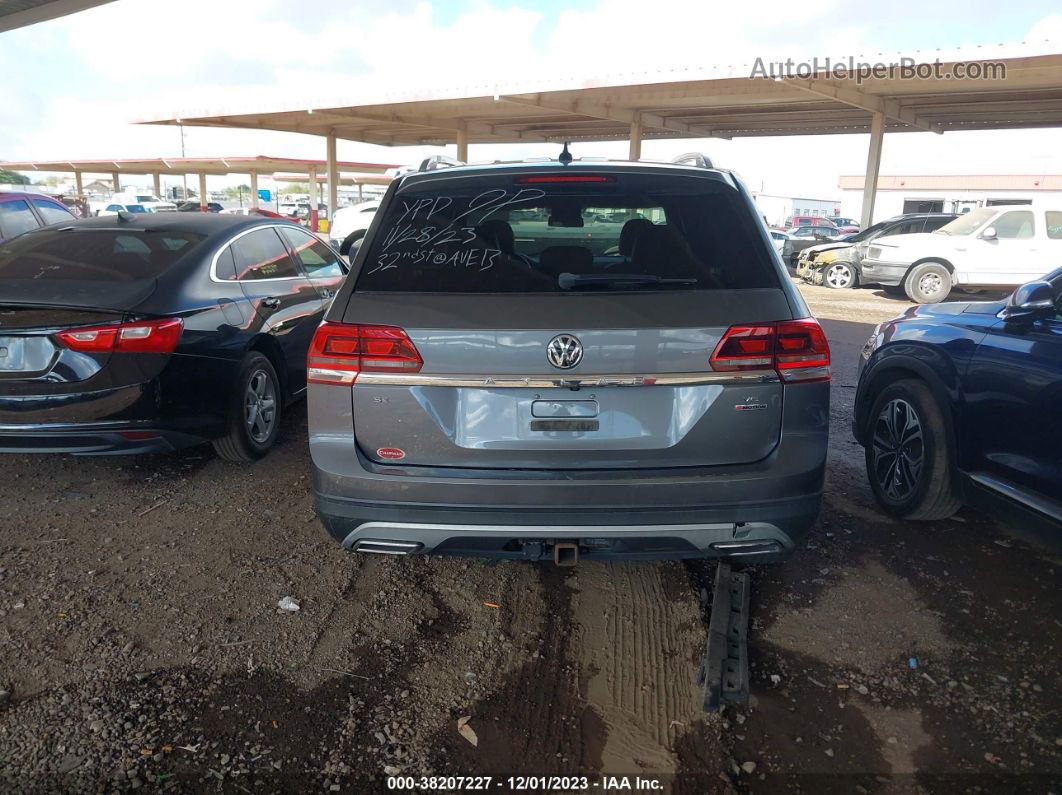 2018 Volkswagen Atlas 3.6l V6 Se Gray vin: 1V2KR2CA1JC596149