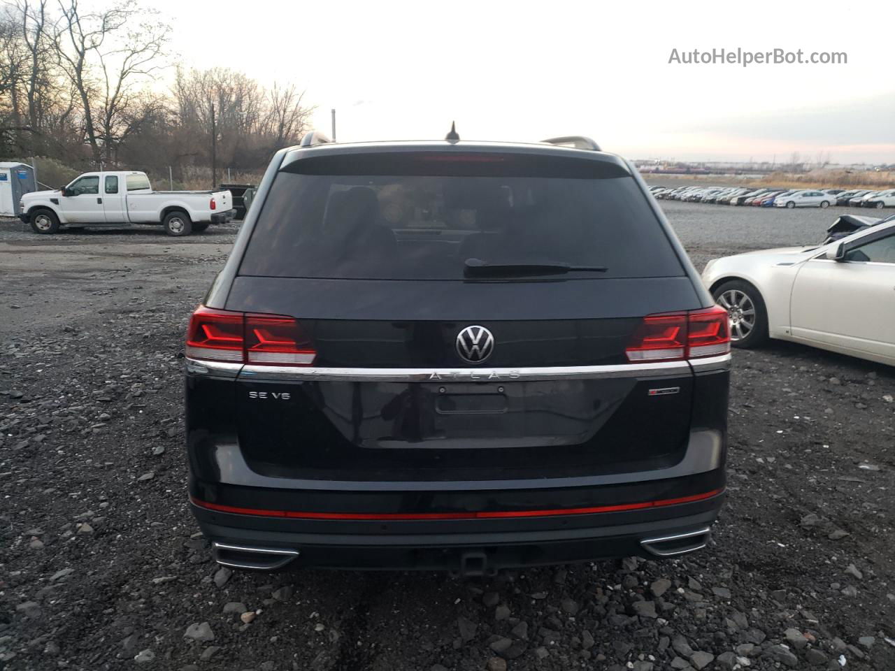 2021 Volkswagen Atlas Se Черный vin: 1V2KR2CA1MC539454