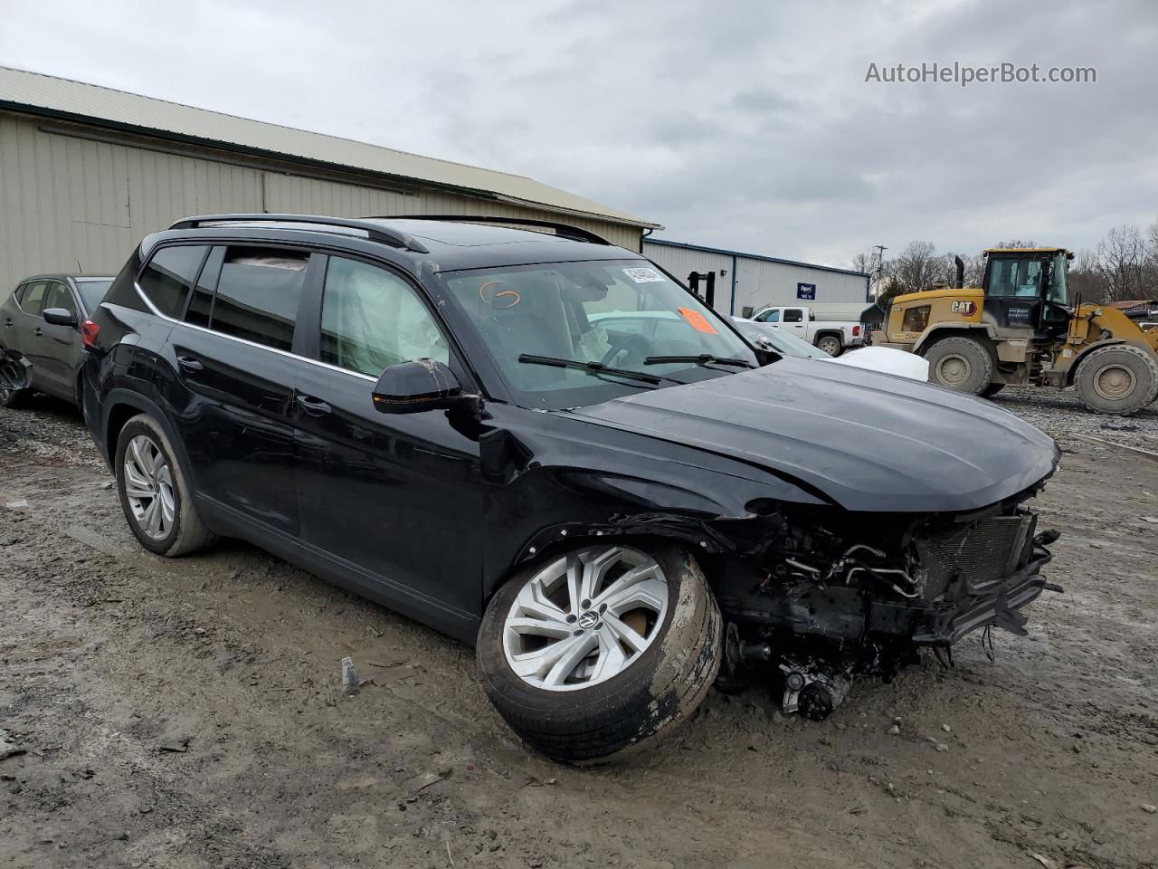 2021 Volkswagen Atlas Se Black vin: 1V2KR2CA1MC556593