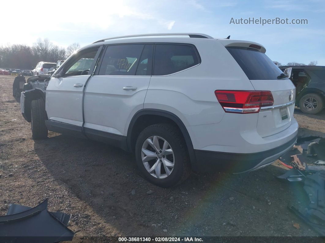 2018 Volkswagen Atlas 3.6l V6 Se White vin: 1V2KR2CA2JC513991