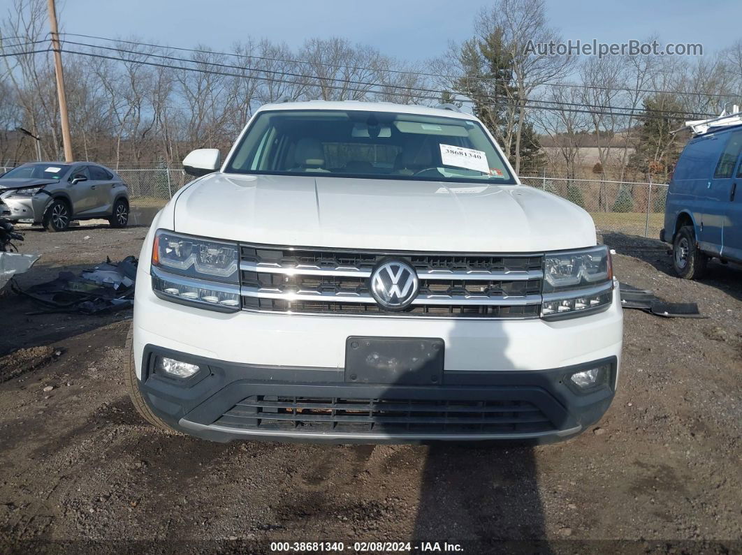 2018 Volkswagen Atlas 3.6l V6 Se White vin: 1V2KR2CA2JC513991