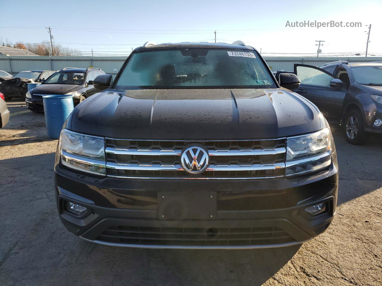 2018 Volkswagen Atlas Se Черный vin: 1V2KR2CA2JC573513