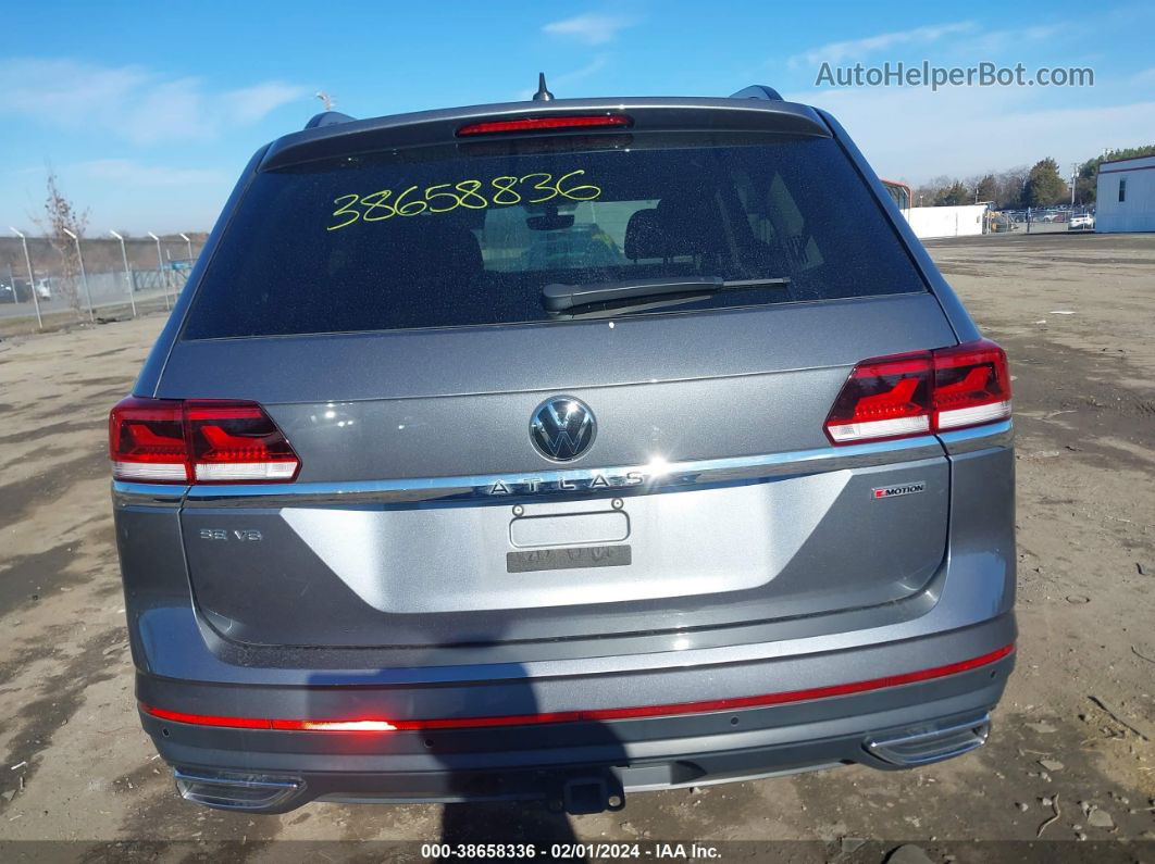 2021 Volkswagen Atlas 3.6l V6 Se W/technology Silver vin: 1V2KR2CA2MC601492