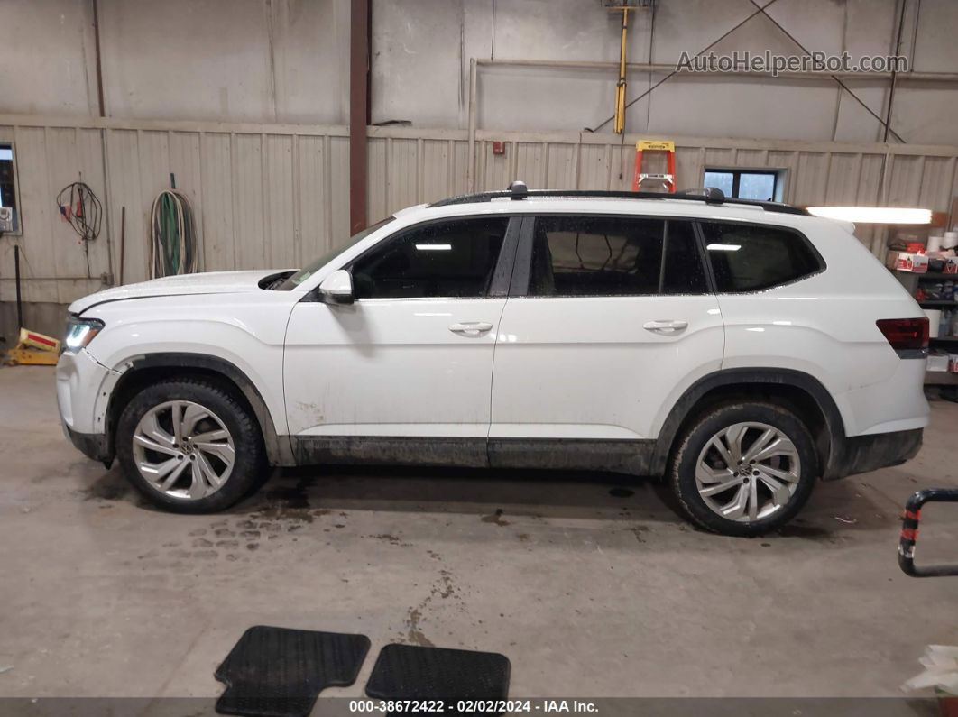 2021 Volkswagen Atlas 3.6l V6 Se W/technology White vin: 1V2KR2CA3MC532988