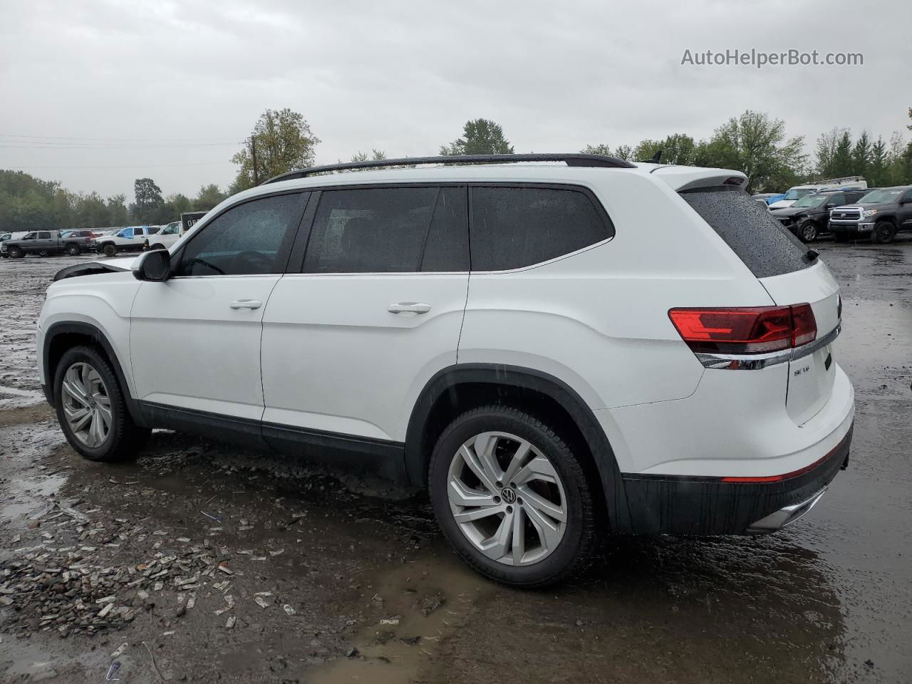 2021 Volkswagen Atlas Se Белый vin: 1V2KR2CA3MC555591