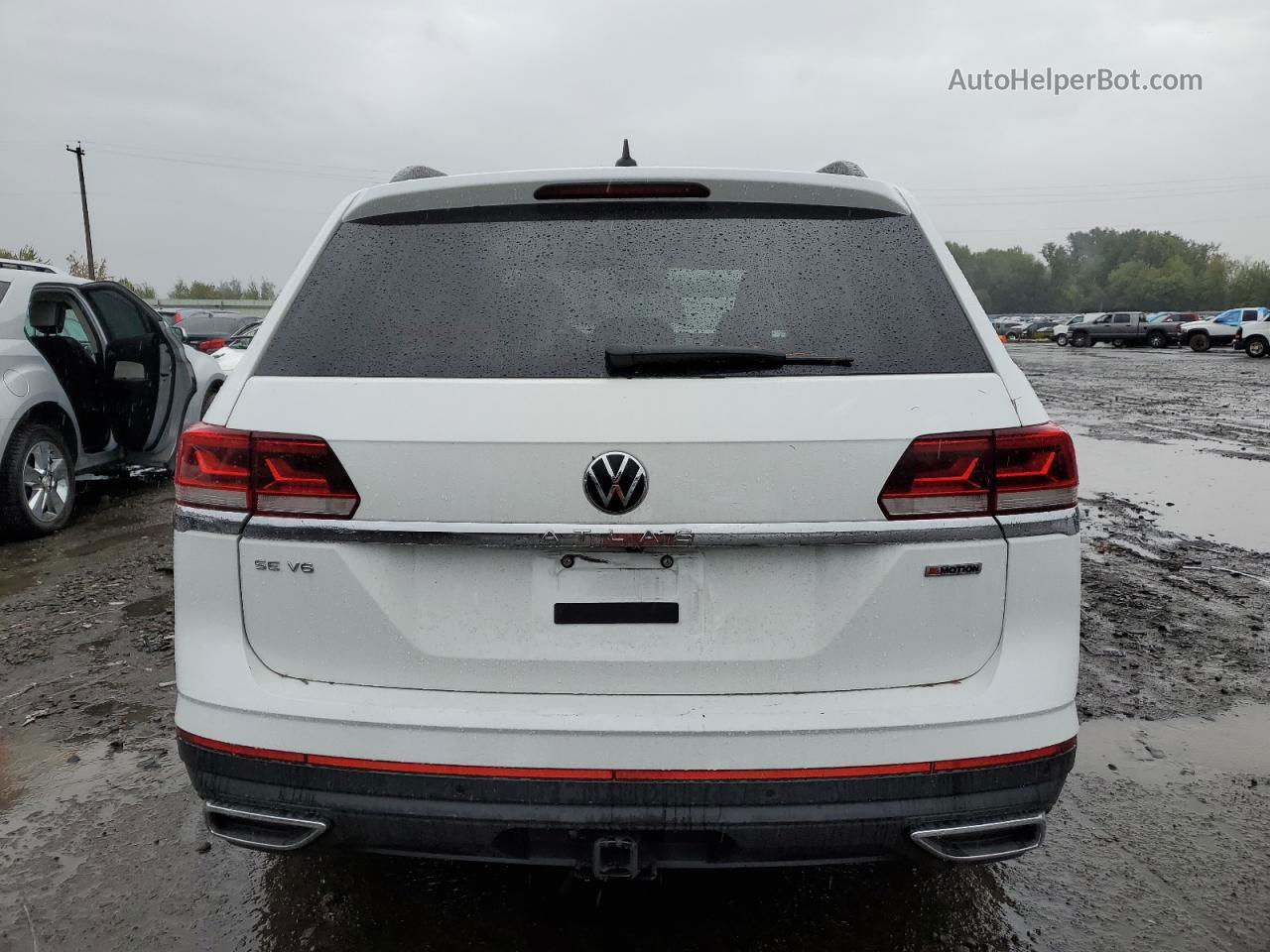 2021 Volkswagen Atlas Se Белый vin: 1V2KR2CA3MC555591