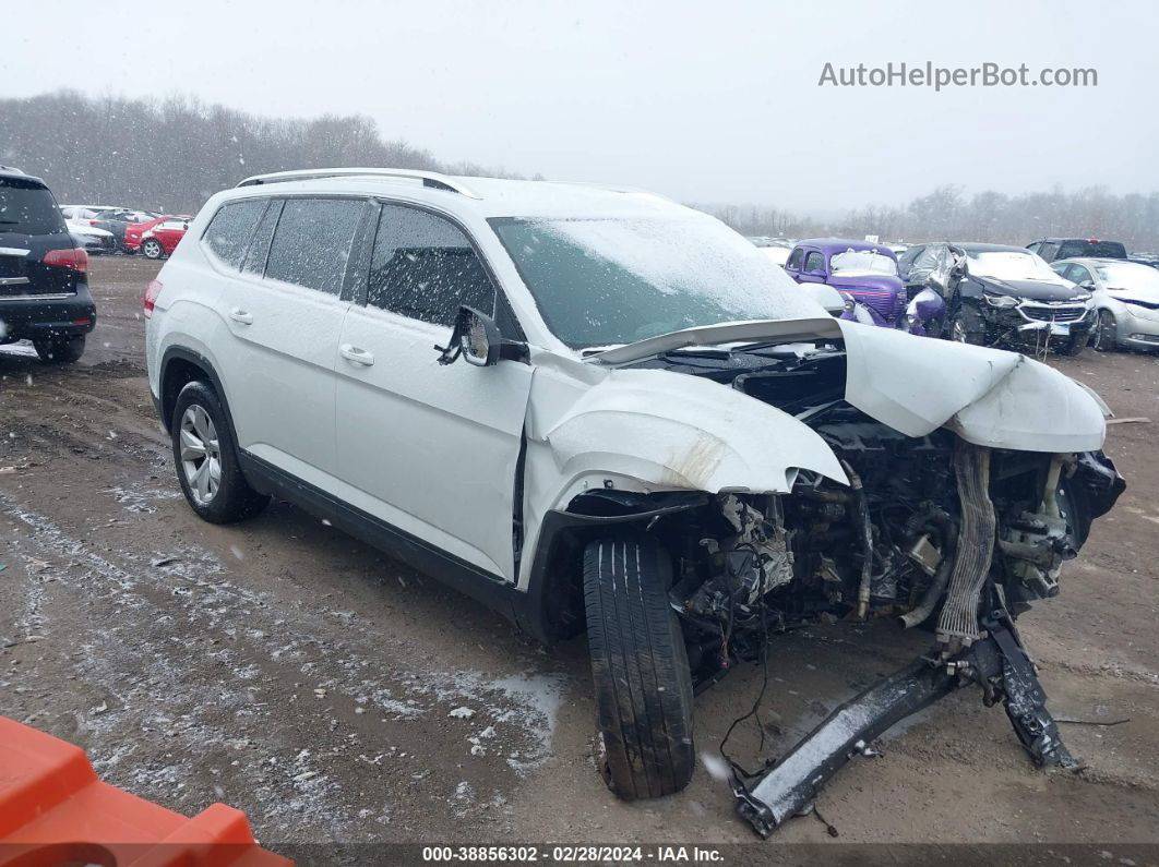 2018 Volkswagen Atlas 3.6l V6 Se Белый vin: 1V2KR2CA4JC564795