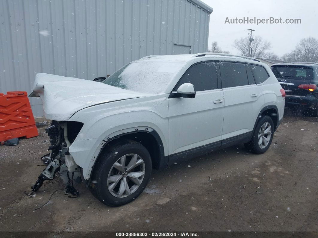 2018 Volkswagen Atlas 3.6l V6 Se Белый vin: 1V2KR2CA4JC564795