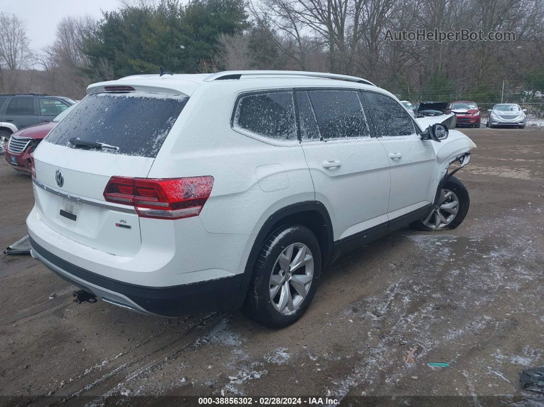 2018 Volkswagen Atlas 3.6l V6 Se Белый vin: 1V2KR2CA4JC564795