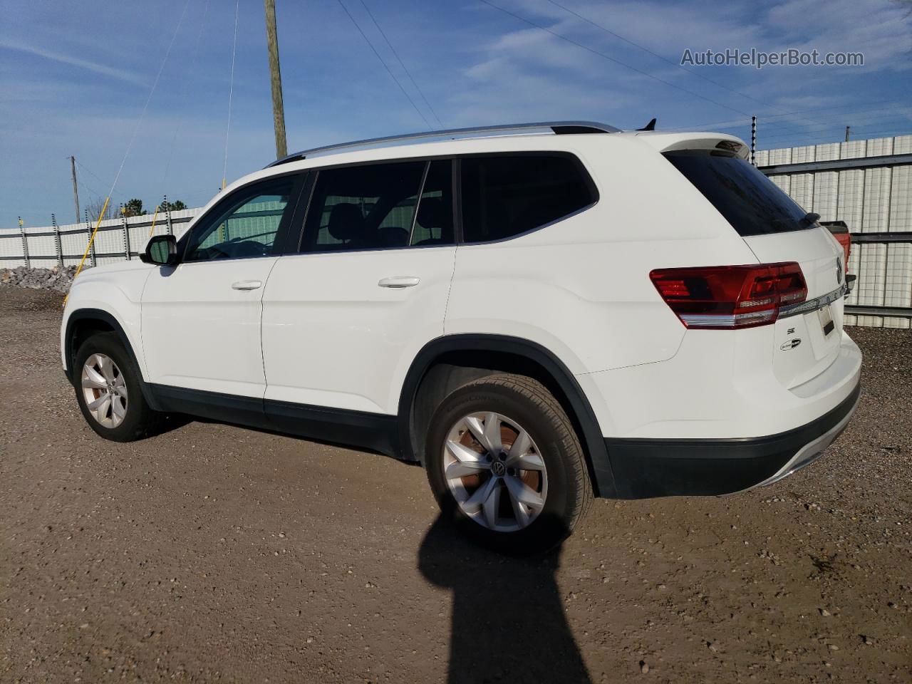 2018 Volkswagen Atlas Se White vin: 1V2KR2CA5JC536973