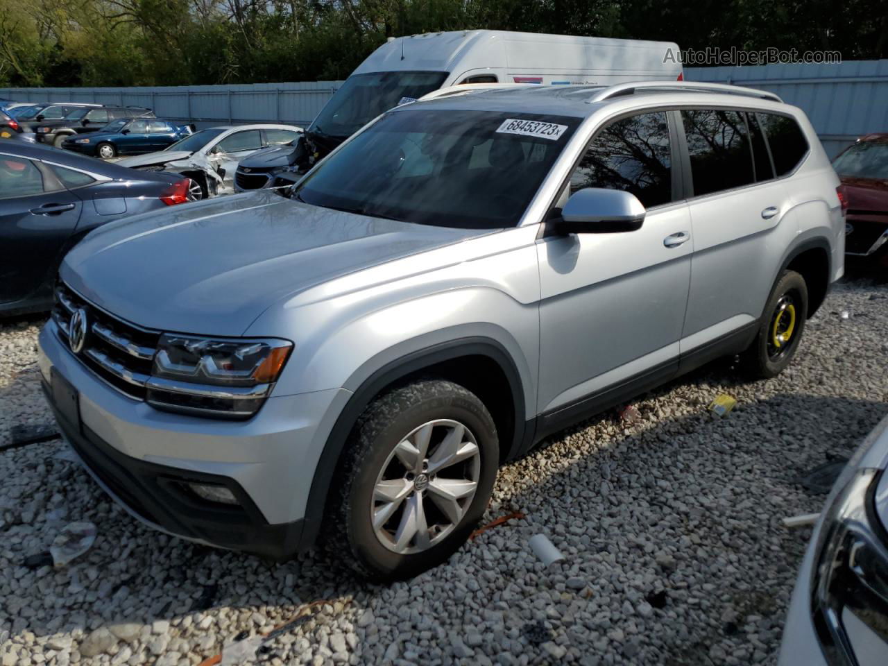 2018 Volkswagen Atlas Se Серебряный vin: 1V2KR2CA5JC565194