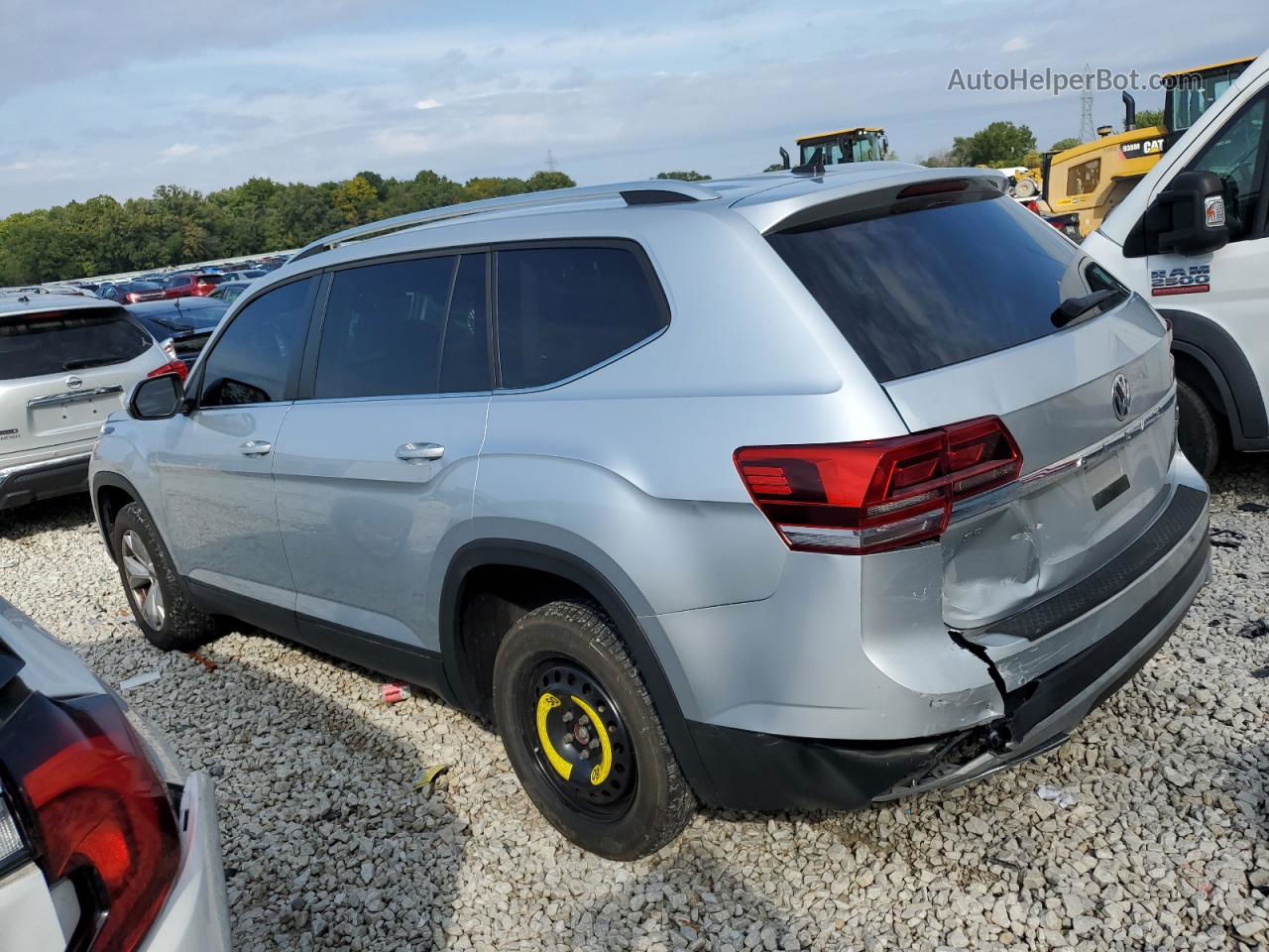 2018 Volkswagen Atlas Se Серебряный vin: 1V2KR2CA5JC565194