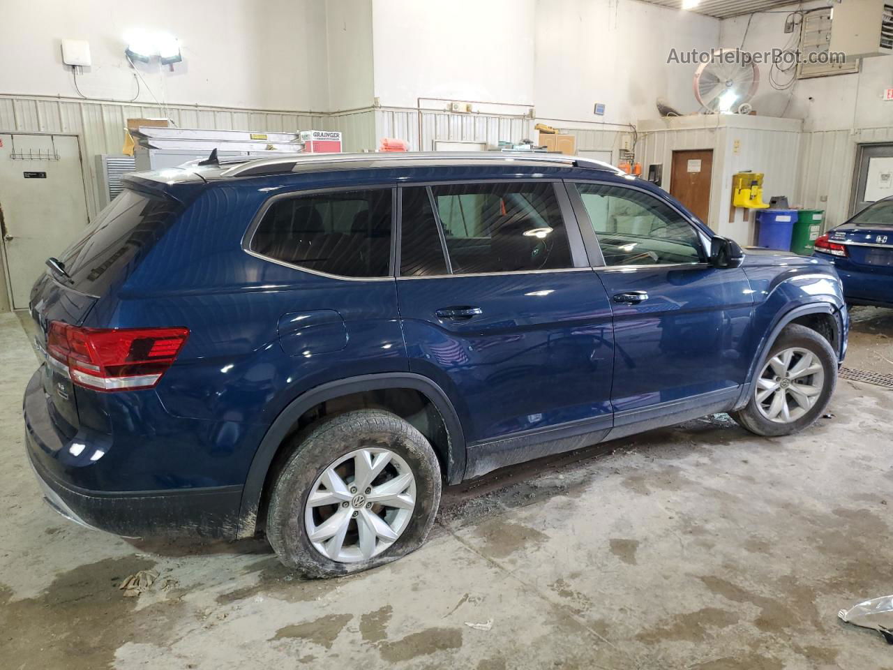 2018 Volkswagen Atlas Se Blue vin: 1V2KR2CA6JC574244