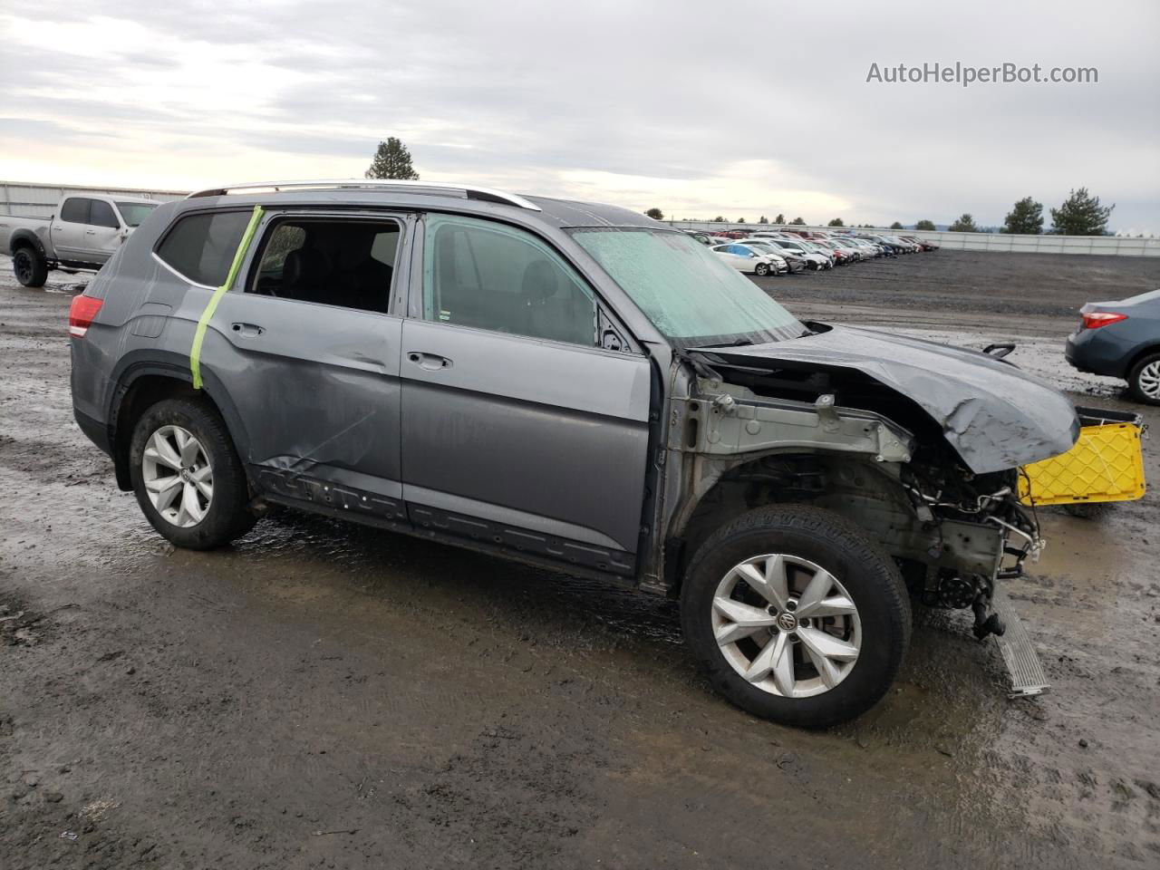 2018 Volkswagen Atlas Se Серый vin: 1V2KR2CA7JC533492