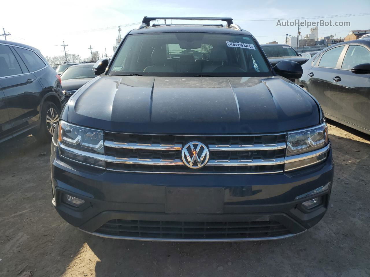 2018 Volkswagen Atlas Se Синий vin: 1V2KR2CA7JC541866