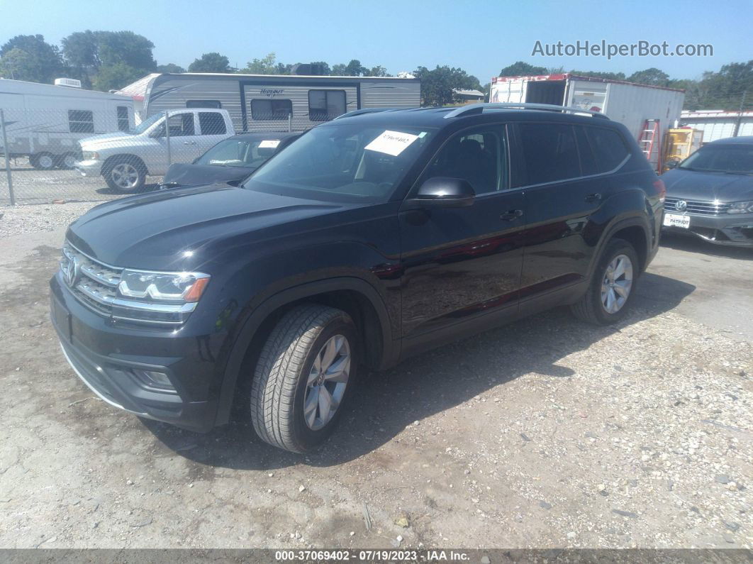 2018 Volkswagen Atlas 3.6l V6 Se Black vin: 1V2KR2CA7JC567657