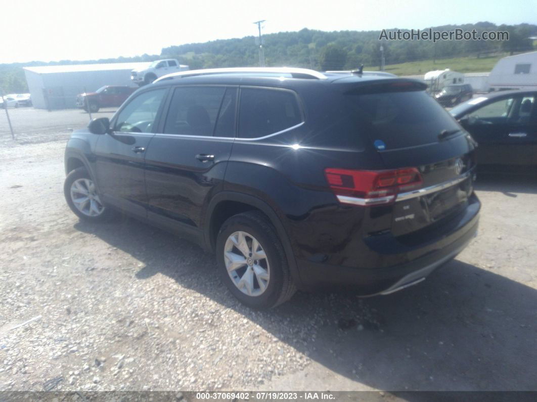 2018 Volkswagen Atlas 3.6l V6 Se Black vin: 1V2KR2CA7JC567657